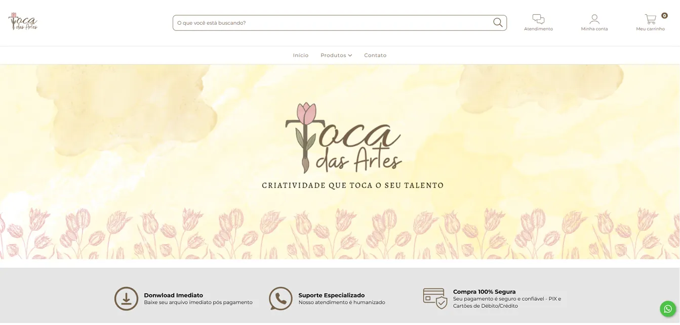 Toca das Artes - TutiWeb Desenvolvimento de Sites e Sistemas